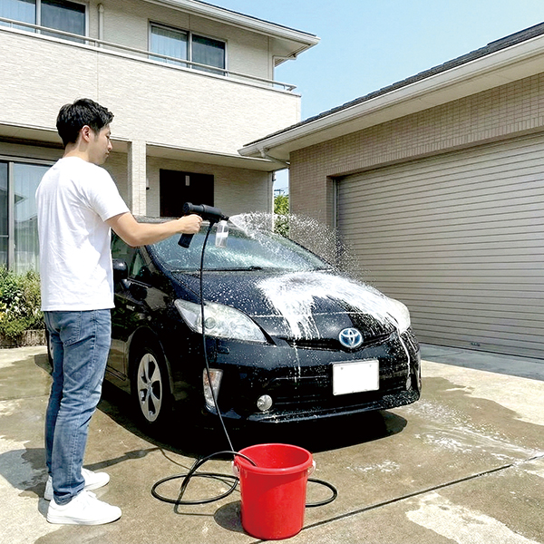 ［ハンディ高圧洗浄機］充電式コンパクトウォッシャー_メイン4
