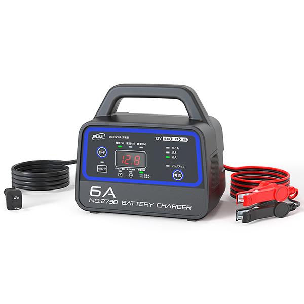 12Vバッテリー専用　DC12V 6A 充電器_メイン2