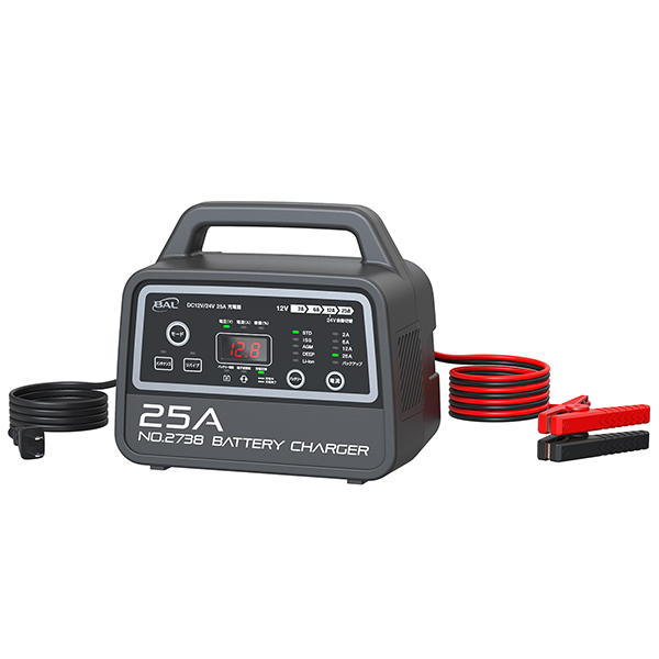 12V/24Vバッテリー専用　DC12V/24V 25A 充電器_メイン2
