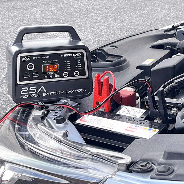 12V/24Vバッテリー専用　DC12V/24V 25A 充電器_メイン5