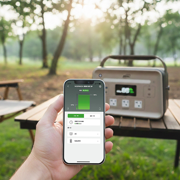 固体電池ポータブル電源 600W_メイン7