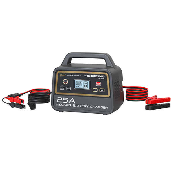 12V/24Vバッテリー専用　DC12V/24V 25A 充電器 DX_メイン2