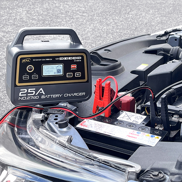 12V/24Vバッテリー専用　DC12V/24V 25A 充電器 DX_メイン5